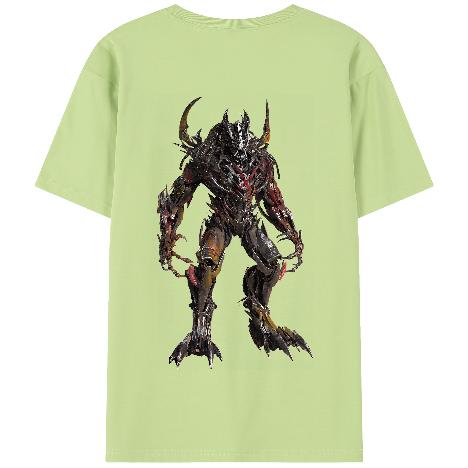 （画像用） Transformers トランスフォーマー 綿100％半袖Tシャツ（背面プリント）